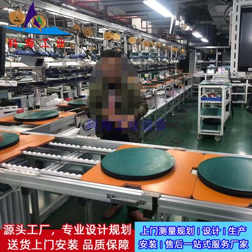 金融设备倍速链装配生产线 柜员机高效装配的环形解决方案